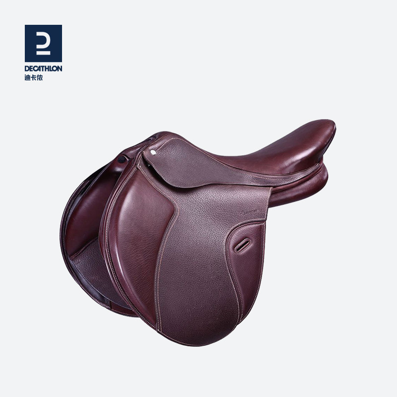 Di Cannon saddle Saddle Leather Bare Saddle Adjustable Saddle Integrated Saddle Buffalo Genuine Leather equestrian horse with IVG3