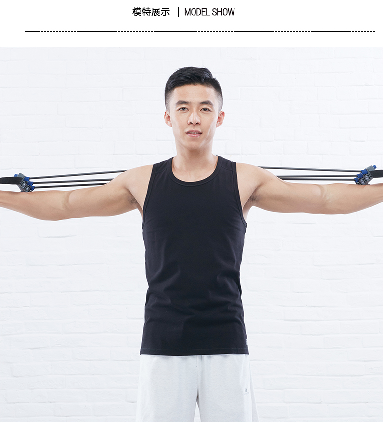 Áo thun thể thao Decathlon nam Slim cổ tròn rộng tập thể dục không tay giản dị mùa xuân và mùa hè cotton sinh viên GYPML áo ba lỗ nike