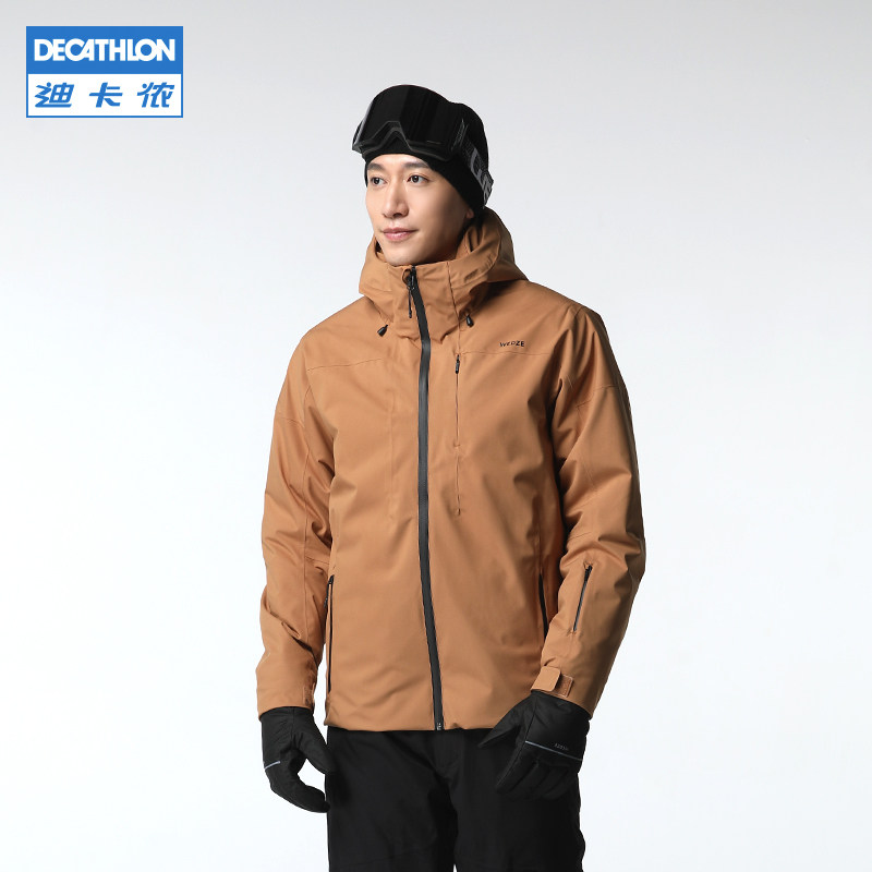 Di Cannon ski suit jacket male and female equipped waterproof and warm with down thickening warm OVW3-Taobao