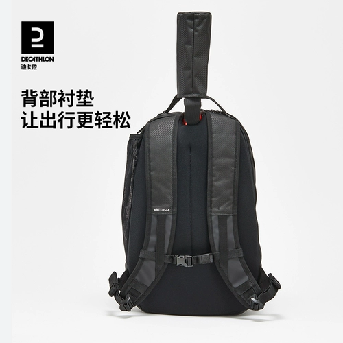 Decathlon, теннисная ракетка для бадминтона, вместительная и большая спортивная сумка, школьный рюкзак, надевается на плечо