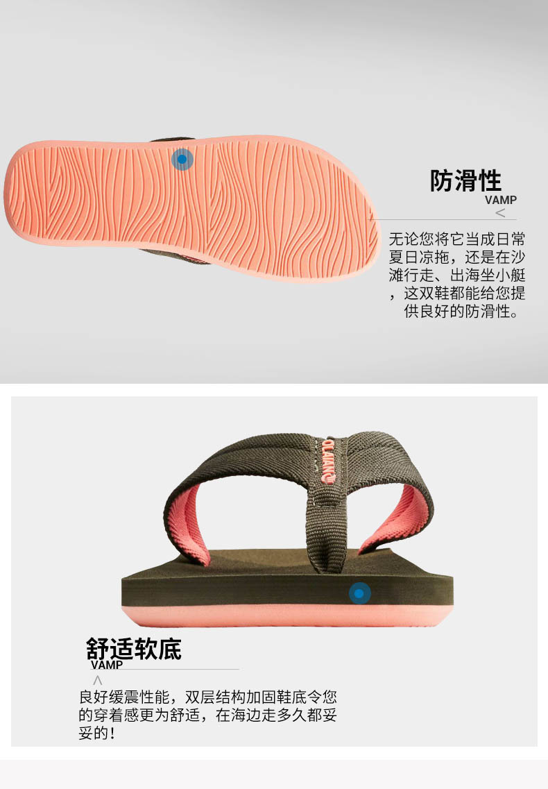 Decathlon cửa hàng hàng đầu dép xỏ ngón đi biển dép nữ ngoài trời dép nam và nữ - Khởi động ngoài trời day bao ho lao dong