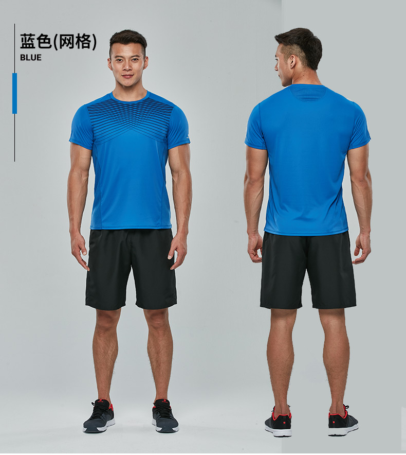 Decathlon ngắn tay của nam giới thể thao T-Shirt mùa hè chính thức khô nhanh thể dục lỏng thể dục thoáng khí chạy FIC TÔI áo phông lining