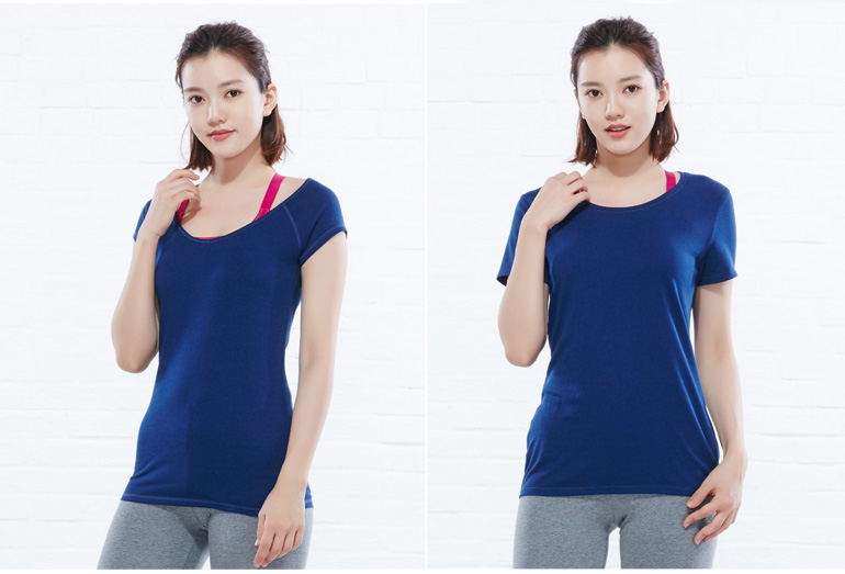 Tshirt de sport femme DECATHLON 8298526 en coton - Ref 458953 Image 21