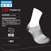 Decathlon chạy vớ nam giới và phụ nữ thấp vô hình vớ thuyền mồ hôi thấm vớ thể thao (2 cặp) chạy vớ CHẠY NHƯ size tất adidas Vớ thể thao