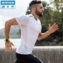 Decathlon nhanh khô áo thun thể thao nam ngắn tay nhanh khô mồ hôi thấm nước thoáng khí thể dục marathon chạy RUN U áo thun thể thao adidas