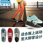 Giày trượt ván Decathlon Giày nam giày nữ Giày vải Giày thể thao Giày nữ bình thường OXELO SK