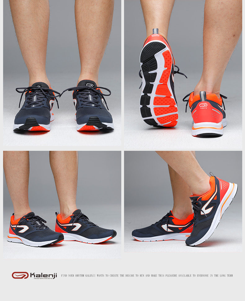 Decathlon cửa hàng chính thức giày chạy bộ mùa thu nam thoáng khí bề mặt lưới nhẹ căng cơ thể thao đích thực CHẠY giày thể thao chính hãng