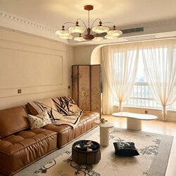 Medieval-Style Living Room Chandelier, Song-Style Aesthetics, New Chinese-Style Dining Room and Bedroom Retro Lighting, Zen-Inspired Hotel and Restaurant Lighting