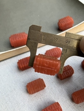 DIY аксессуары 川料天然南红玛瑙复古玉琮 原创穿特色佛珠项链手錬珠串编绳配饰 Yang Yang,