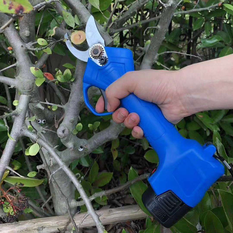 Lithium battery trimmer 35mm shearing machine landscaped garden cut fruit gardening scissors charging portable pruner