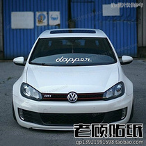 dappen windshield sticker modification acrophobia front gear body sticker Scratch Sticker low vertical stop sticker car sticker 3