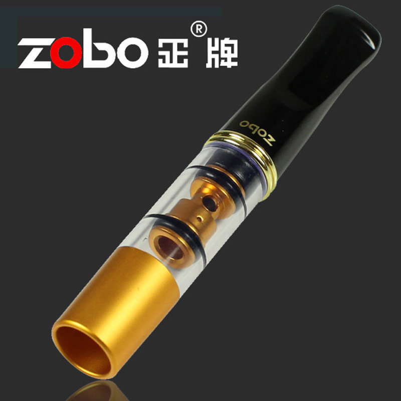 ZOBO positive plate cigarette holder circulating type double filter washable for men filter fragrant tobacco filter