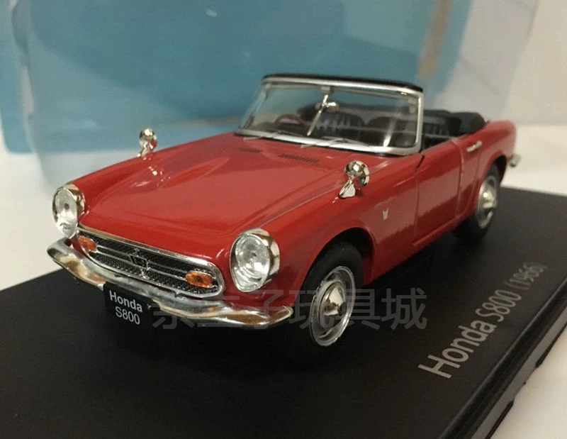 1 24 hợp kim mẫu xe Honda Honda S800 1966 đỏ mô hình tĩnh xe đồ chơi cho trẻ em