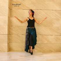 Dance accessories mesh rectangular hip scarf gauze brand belly dance clothing CB33