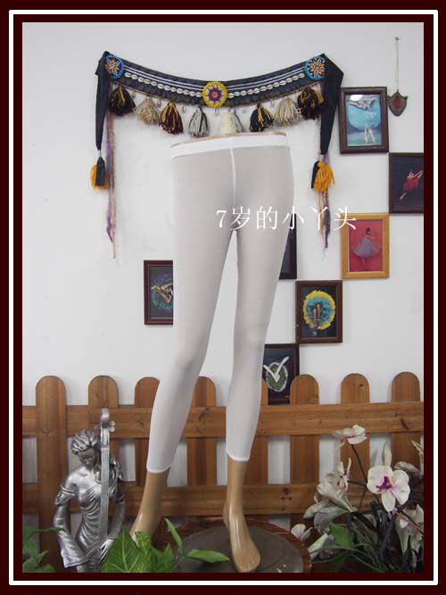 Belly Leather Dance Sentiment Pants Punch Bottom Pants Mesh Yarn Taiwan Water Sand 7 Pants Little Girl Private set original CY301-Taobao