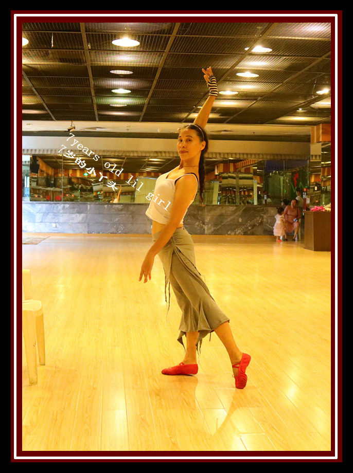 7years old lil girl belly dance yoga 2019 new stretch cotton small fart curtain knotted pants