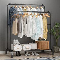 Clothes rack Floor-to-ceiling bedroom folding indoor dormitory with students to store household cool clothes rack drying hanger rod