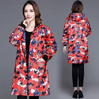 Женский стиль [кнопка плюс бархат] Большой красный цветок