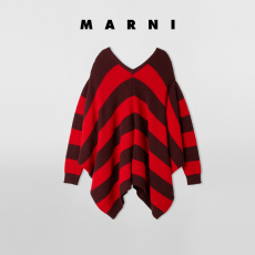 Трикотаж marni 早秋系列2020新款 女士拼色条纹oversized针织衫