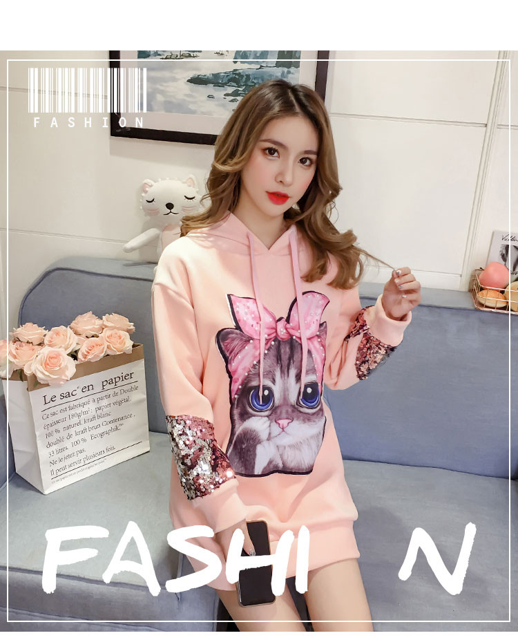 Sweatshirt femme - Ref 3215120 Image 7
