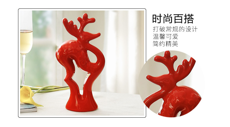 Household act the role ofing is tasted creative decoration ceramics craft a new home decoration furnishing articles wedding gift for wedding gifts sika deer