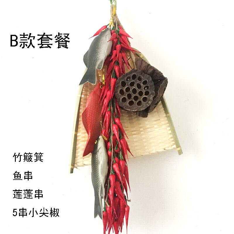 New product simulation vegetable grain fake garlic corn red pepper string hotel restaurant restaurant leisure farm decoration hanging