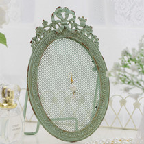 You can live in the French princess jewelry rack light luxury earrings earrings necklaces jewelry display home desktop iron storage