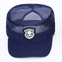 (Сшитый вариант) Цельносетчатая синяя быстросохнущая шапка.