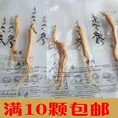 Chinese herbal medicine soaking material Changbai Mountain fresh ginseng fresh ginseng fresh ginseng small 1 small bag packaging