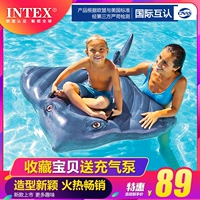 Intex, плавательный круг для взрослых, туалет, водная надувная игрушка, детский плавательный аксессуар
