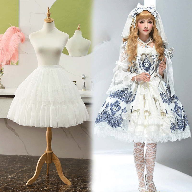 Skirt Brace Violence Short EVERYDAY LOLITA RAV MISS FISH BONE BRACE SUPERFLUROLETTA ADJUSTABLE 55cm INNER LINING