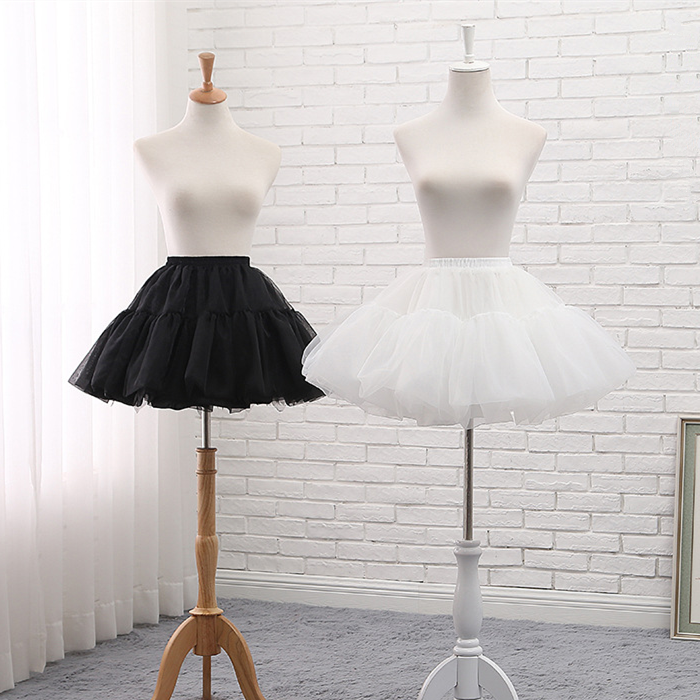 Skirt support boneless soft yarn children's daily lolita short section 40 super fluffy adult soft girl cosplay violence 45cm
