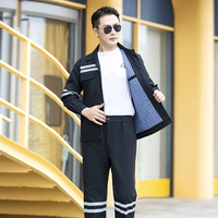 Black Double -Layer Miner Set Set (двойная анти -светлая полоса)