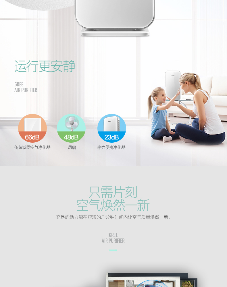 Máy lọc không khí TOSOT / Dasong Gree KJFD70A không có vật tư tiêu hao trừ khói bụi PM2.5 may loc khong khi