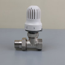 Pure copper floor heating automatic adjustment thermostatic valve high resistance self-operated radiator heating small basket thermostatic valve temperature sensing bag