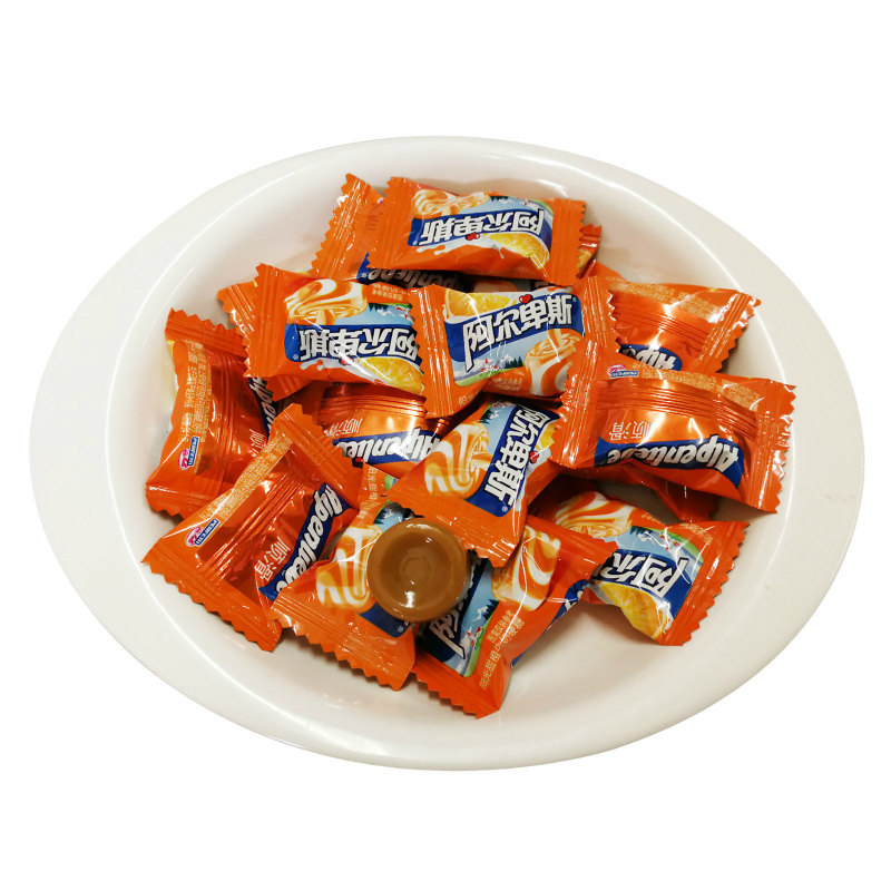 Alpine (ALPENLIEBE) fragrant orange cow's milk sugar Hard sugar Bulk Wedding Delight 500g About 140