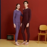 Бархатное удерживающее тепло нижнее белье, утепленный комплект, базовое приятное телу термобелье для пожилых людей, в обтяжку, для среднего возраста