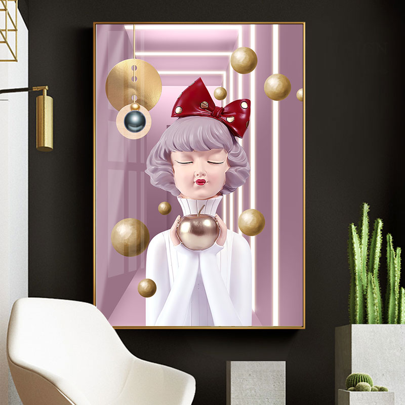 Children Room Decoration Painting Boy Girl Room Hanging Painting Princess Room Bedside Background Wall Decoration Mural Bedroom Painting
