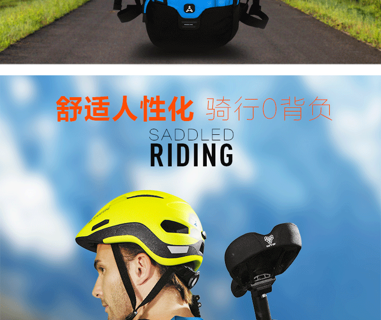 Sacoche pour vélo mixte - Ref 2218822 Image 7