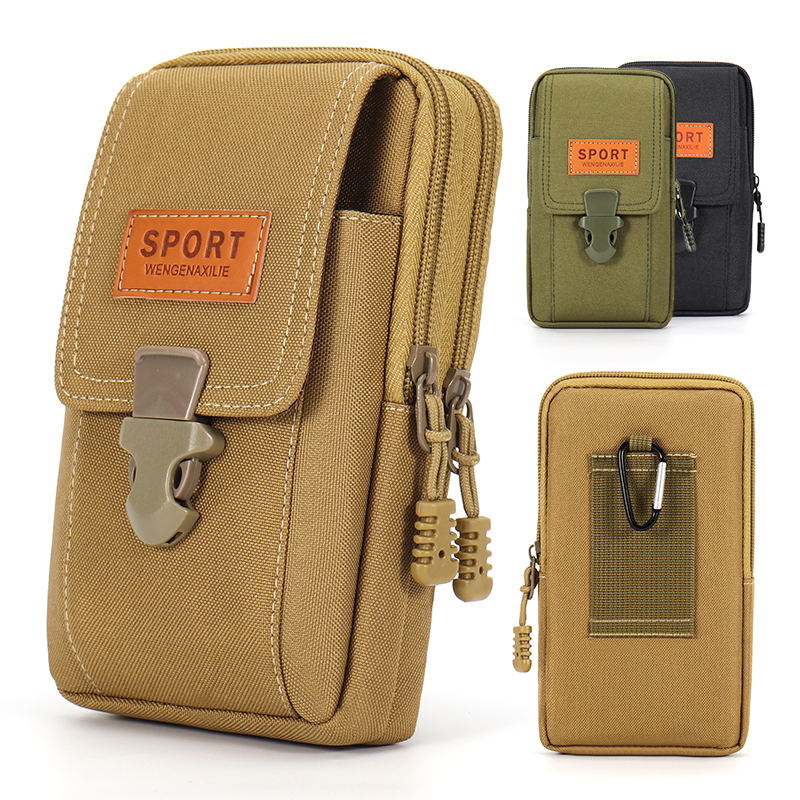 Trendy Mobile Phone Bag for Men, Multifunctional Belt-Worn Phone Case, Suitable for Work on Construction Sites, Waist-Hanging Phone Pouch, Tool Bag