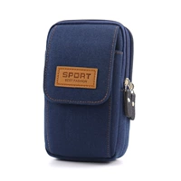 Синяя вертикальная 3 -слоя 6,5 дюйма (подходит для мобильных телефонов ниже 17,5 см)