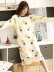 Váy ngủ nữ bộ đồ ngủ cotton dài mùa thu đông phiên bản hàn quốc dễ thương mùa xuân và mùa thu sexy sinh viên phục vụ nhà nữ - Đêm đầm