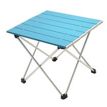 Portable table Household foldable folding table Square outdoor small table Camping Field camping table