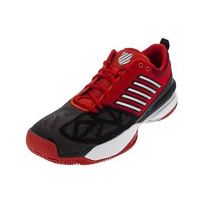 Giày tennis nam K.Swiss Geshiwei Giày thể thao nam Knitshot màu đen đỏ thoáng khí thời trang giày thể thao nữ đế cao