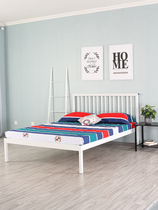 Simple modern adult iron bed Princess double bed 1 8 iron bed 1 5 m iron frame bed