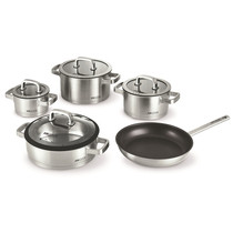 German imported Am Cook 5 pieces set of pot Senna S9 plus side suction range hood special pot