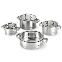 German imported Am Cook 4-piece pot Senna S8 side suction range hood special pot