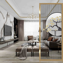 Modern simple living room glass screen partition wall light luxury decoration home cover small household porch