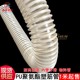 PU polyurethane plastic rib tube Food grade TPU plastic rib reinforced corrugated inner wall smooth material particle conveying pipe