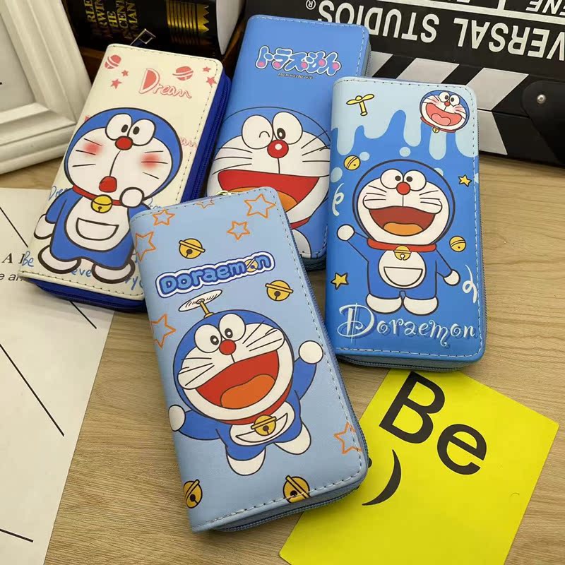 Cartoon New Style Children's Wallet Doraemon Cute Male and Female Students Youth Long Wallet Coin Purse Cartoon New Style Children's Wallet Doraemon Cute Male and Female Students Youth Long Wallet Coin Purse